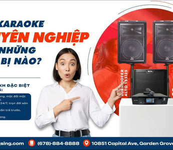 Dàn karaoke chuyên nghiệp gồm những thiết bị nào?