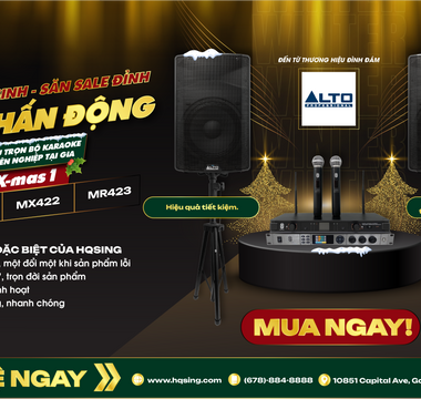 Set Karaoke X'mas #1 - Dàn Karaoke cho các buổi tiệc ấm cúng tại gia đình