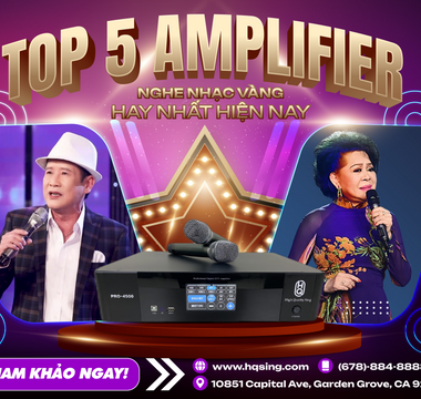 Top 5 Amply nghe nhạc vàng hay nhất, nhạc vàng, karaoke