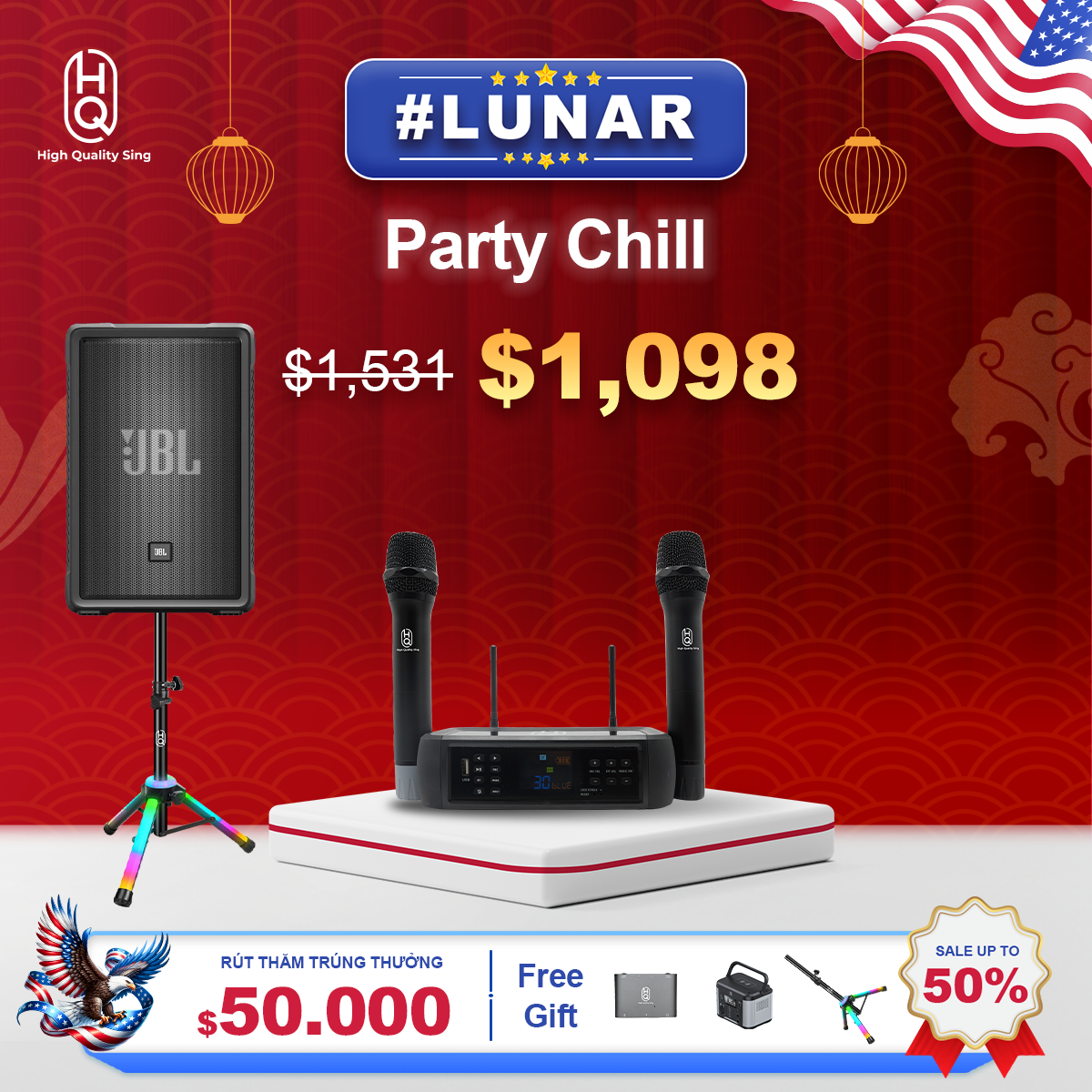 KARAOKE PORTABLE P1  &emsp;&ensp; Lunar Party Chill