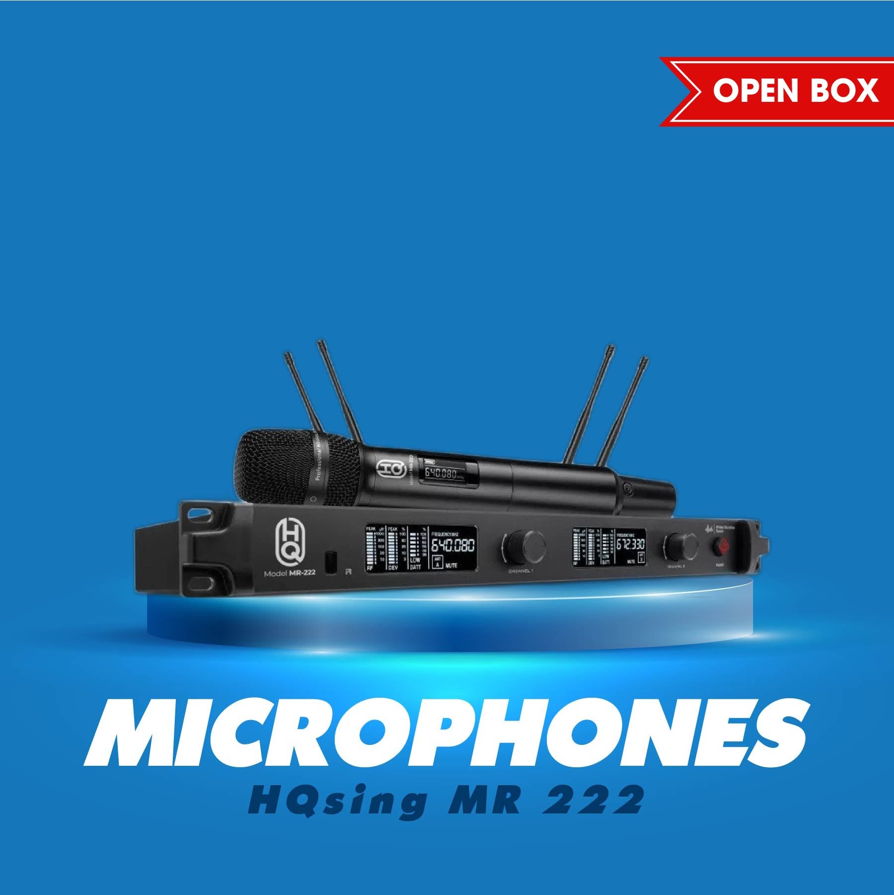 '' Microphones MR222 '' -- OPEN BOX